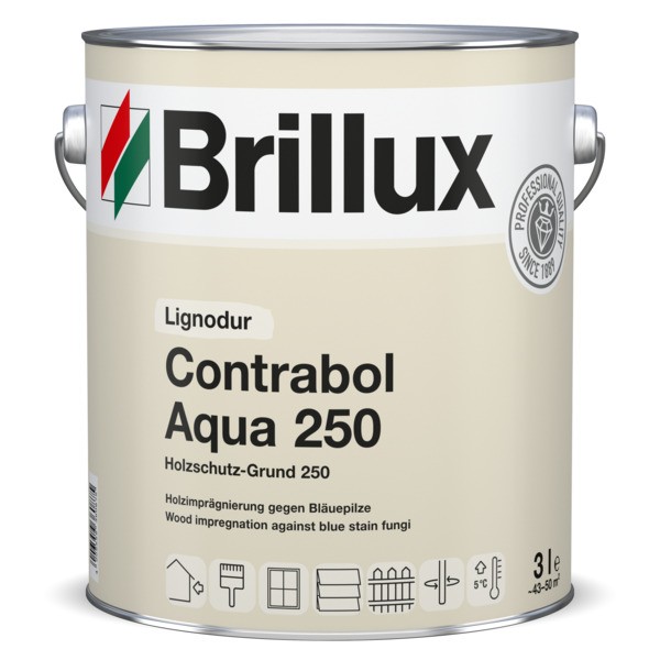 Brillux Contrabol Aqua 250 farblos für außen 3 ltr. _L