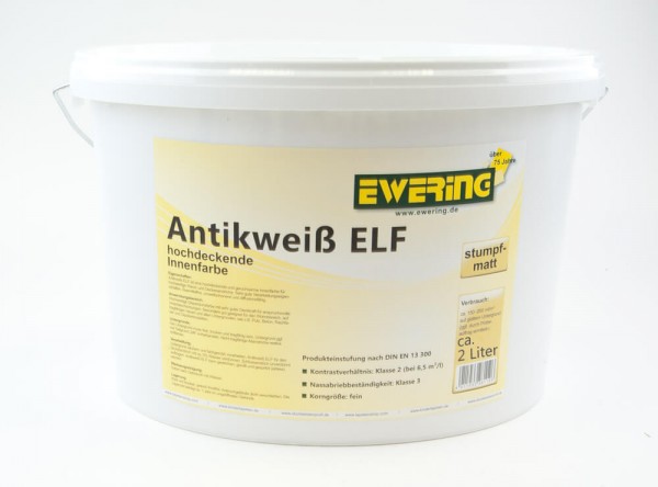 Ewering Antikweiß ca. 2 Liter abgefüllt zum Nachstreichen