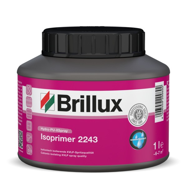 Brillux Hydro-PU-XSpray Isoprimer 2243 weiß matt 1 LTR