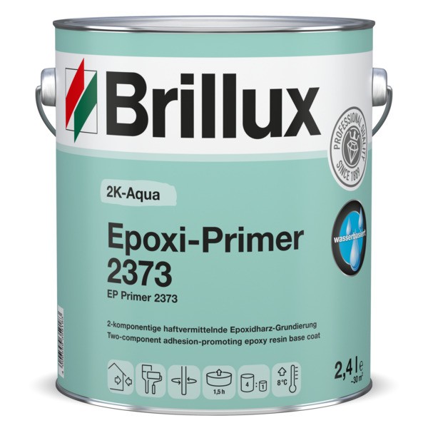 Brillux 2K-Aqua Epoxi-Primer 2373 (Härter nicht enthalten) 0095 weiß | 2,4 ltr