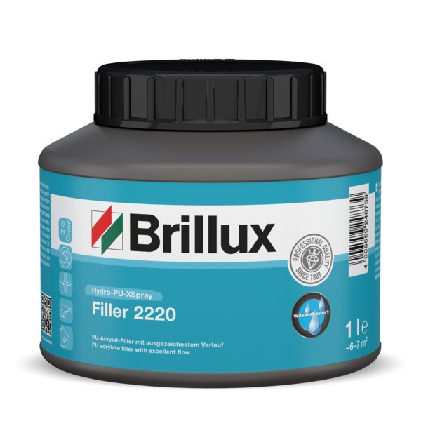 Brillux Hydro-PU-XSpray Filler 2220 matt 1 LTR 0095 weiß _L