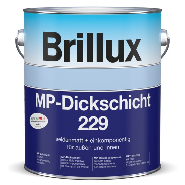 Brillux MP-Dickschicht 229 weiß, 3 l Dose