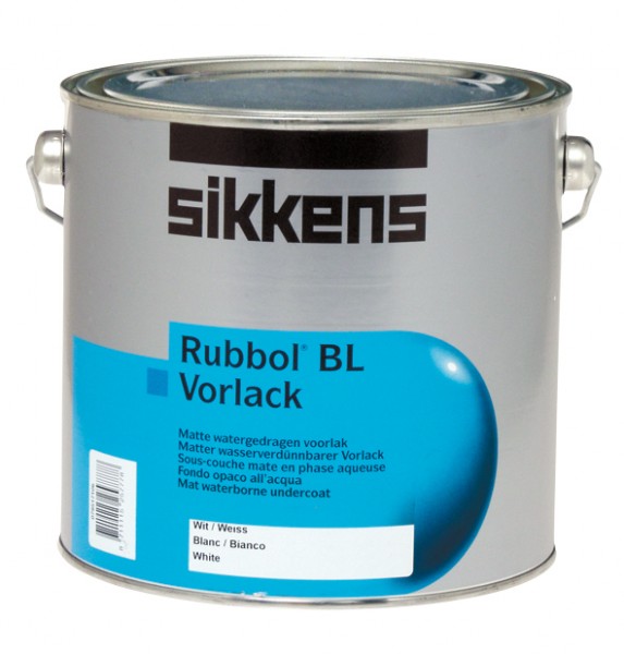 Sikkens Rubbol BL Vorlack Wasserbasiert, matt 1 Ltr. | weiß