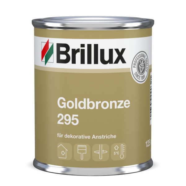 Brillux Goldbronze 295 für innen, 125 Dose