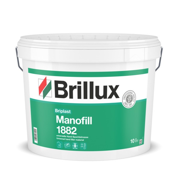 Brillux Briplast Manofill 1882 weiß 10 Ltr. ehem. Universal-Handspachtel