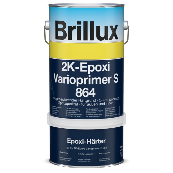 Brillux 2K-Epoxi Varioprimer S 864 weiß, 4 l Eimer