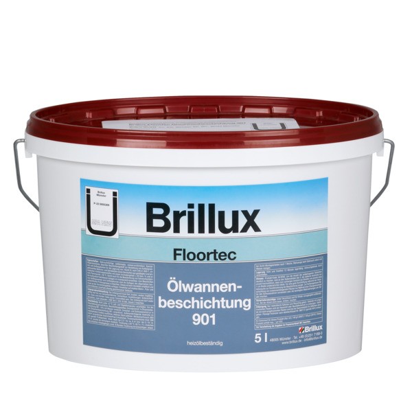 Brillux Ölwannenbeschichtung 901 granitgrau, 5ltr Eimer