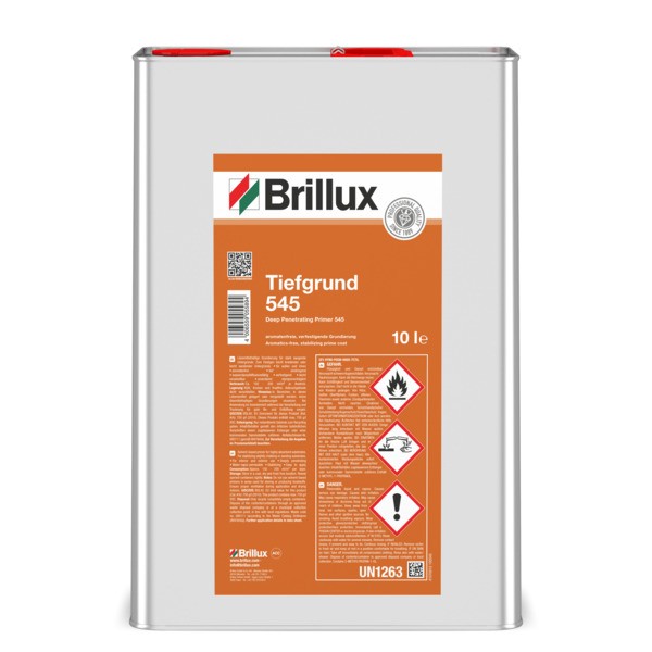 Brillux Tiefgrund 545 farblos, lösemittelhaltig, 1 l Eimer