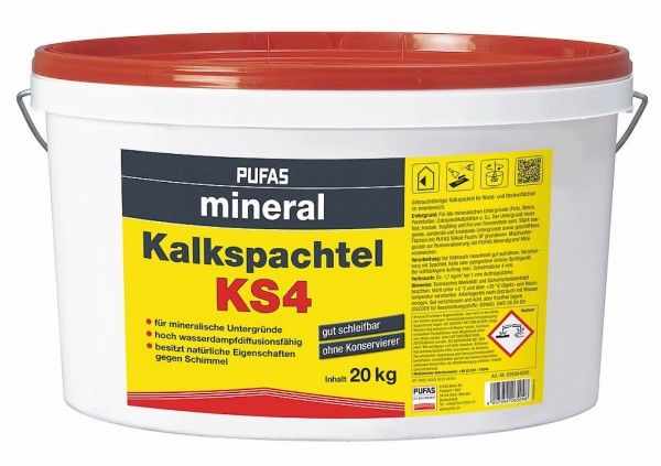 Pufas mineral Kalkspachtel KS4 20 kg _LW