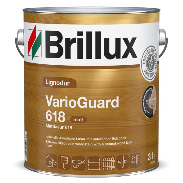 Brillux Mattlasur 618 Brillux Mattlasur 618 Alkydharzlasur farblos | 3 Ltr. Dose