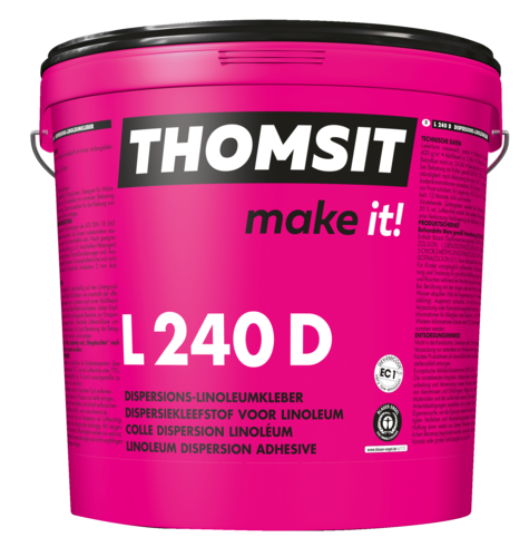 Thomsit L 240 D EC1 Dispersions-Linoleumkleber 15 kg Eimer