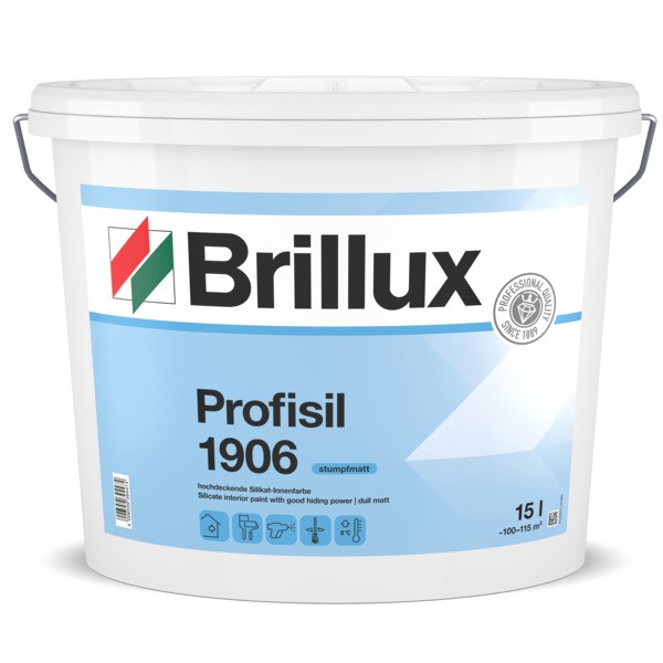 Brillux Profisil 1906 Silikat Innenfarbe matt weiß | 5 Ltr.