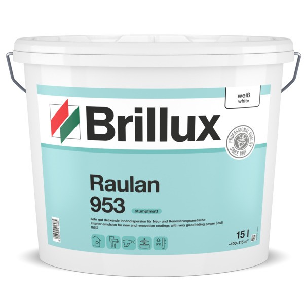 Brillux Raulan ELF 953 Innendispersion weiß 5 l Eimer _L