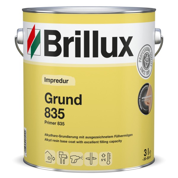 Brillux Impredur Grund 835 matt 3 ltr weiß _L