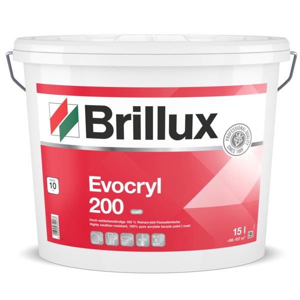 Brillux Evocryl 200 matt weiß | 5 Ltr. _L