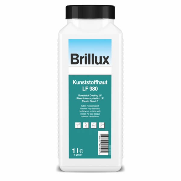 Brillux Kunststoffhaut LF 980 farblos 1 Ltr.