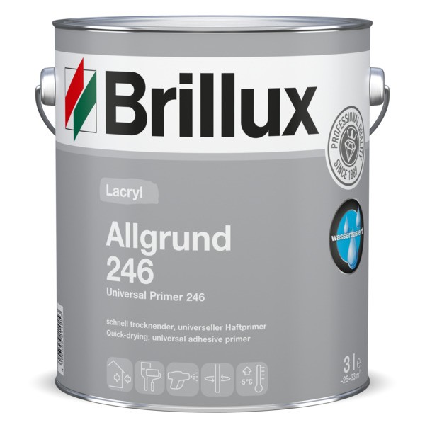 Brillux Lacryl Allgrund 246 matt 0095 weiß 3 ltr _L