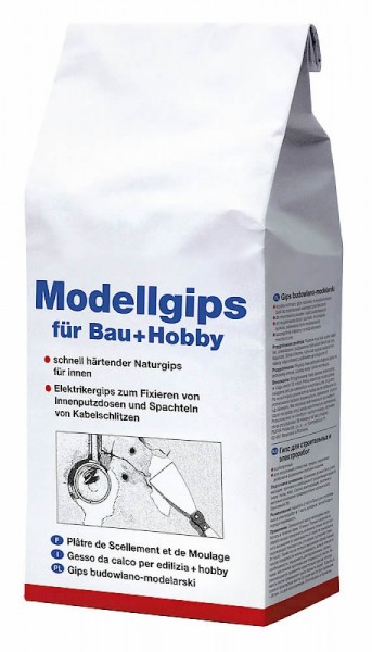 Pufas Modellgips für Bau und Hobby 5 kg