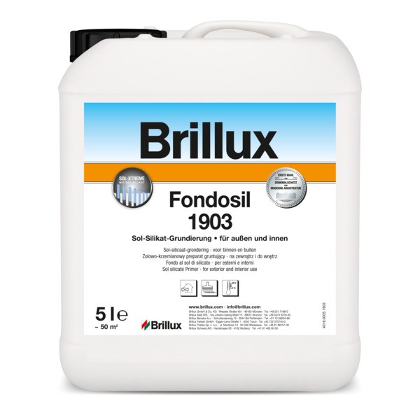 Brillux Fondosil 1903 farblos 5 ltr. Kanister